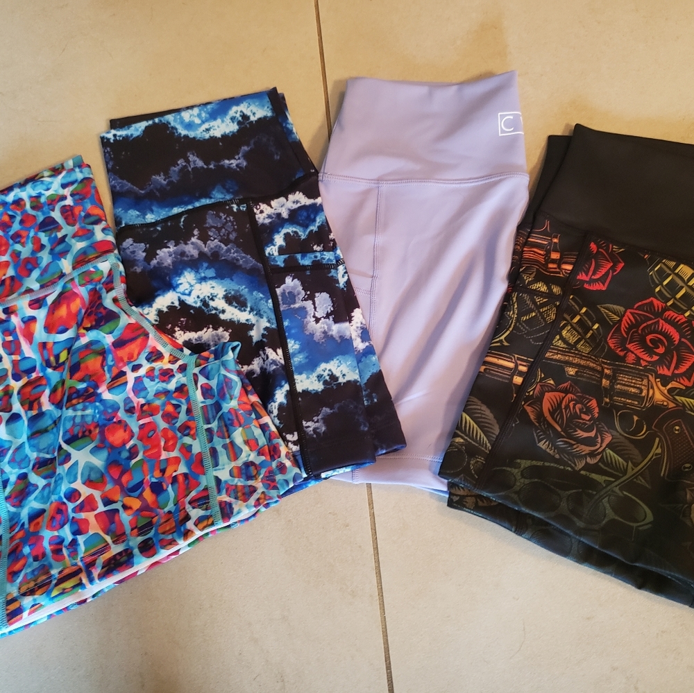 Cvg 5" shorts lot: exotics, storm, lilac, DTK